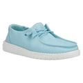 HEYDUDE Wendy Canvas 100% Baumwolle Damen Türkis Loafers