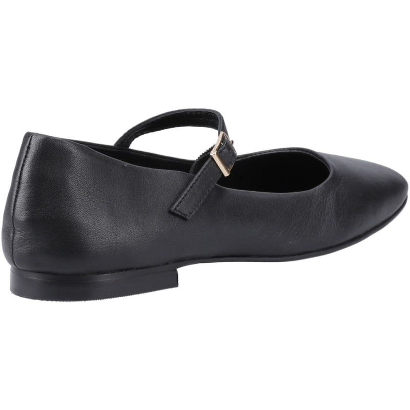 Hush Puppies Pasha Damen Schwarze Farbe Lederschuhe