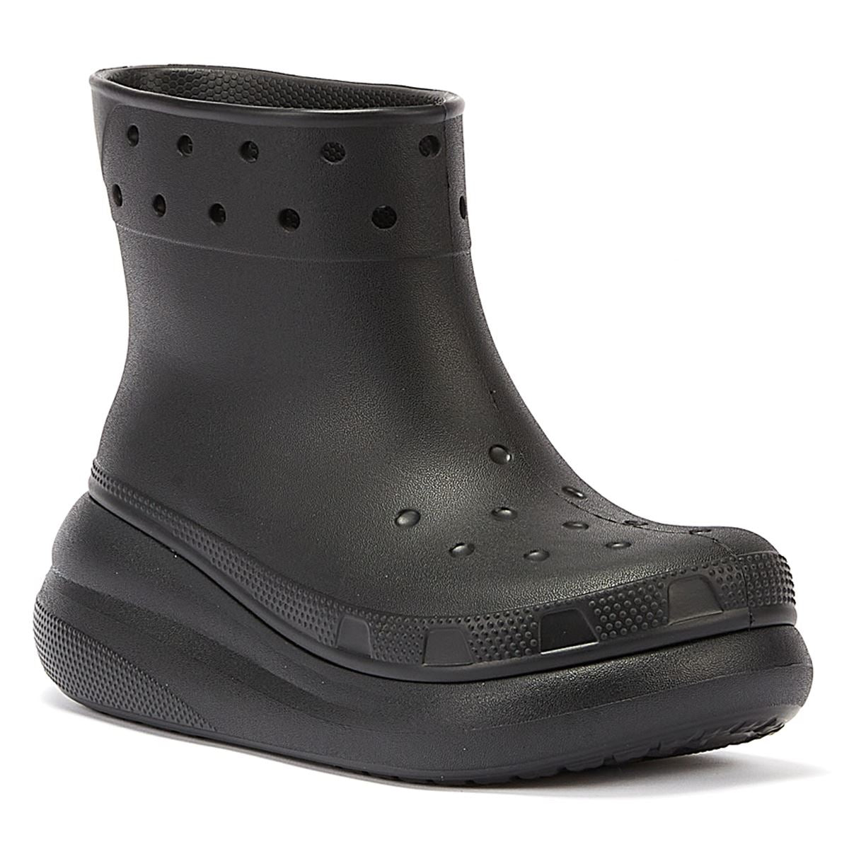 Crocs Klassischer Crush Boot Damenstiefel In Schwarz