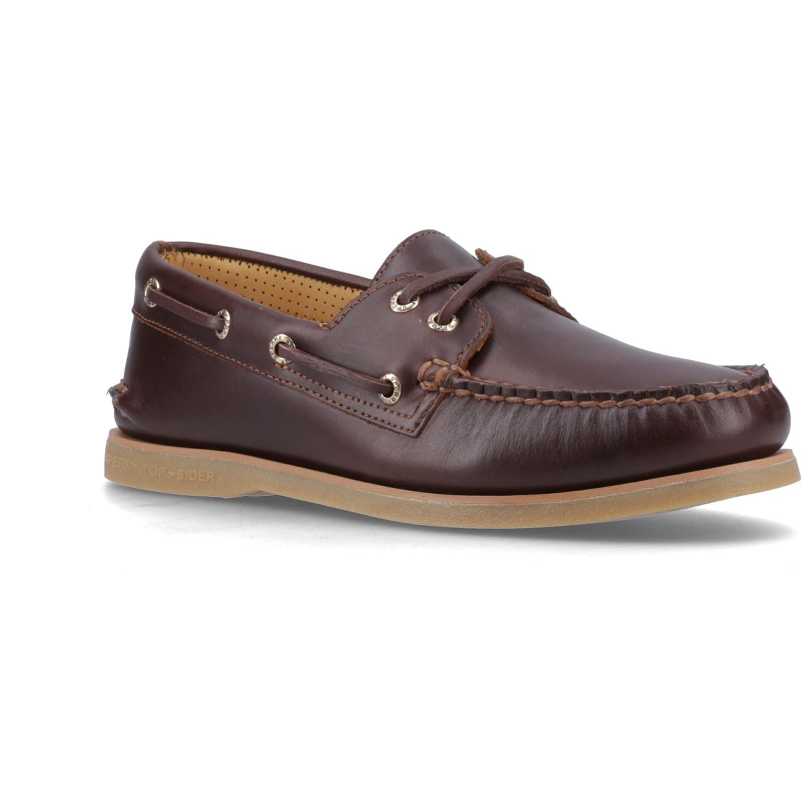 Sperry Authentic Gold Cup Leder Herren Braune Bootsschuhe