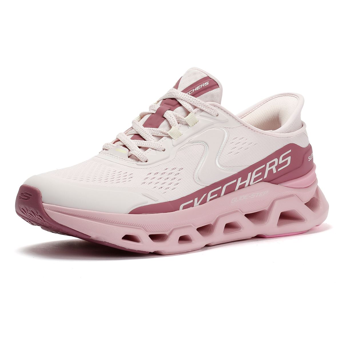 Skechers Slip-Ins Glide Step Altus Netz Damen Pink Sneaker