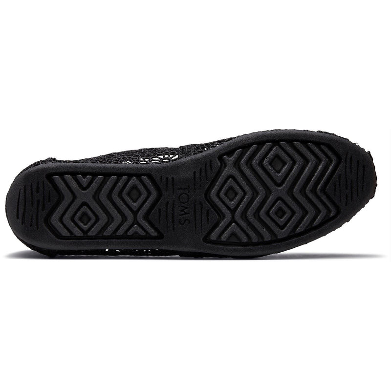 TOMS Alpargata Synthetik Damen Schwarze Farbe Espadrilles