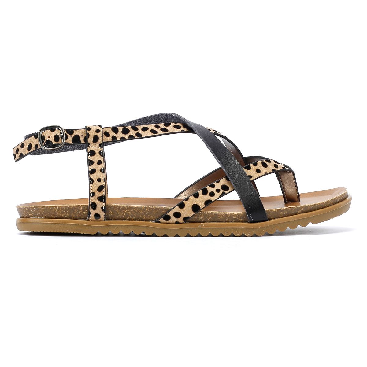 Blowfish Malibu Mirenda Damen Leoparden Sandalen