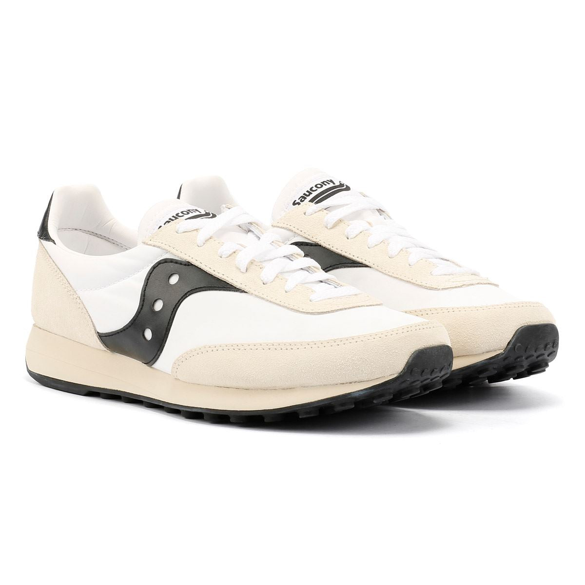 Saucony Trainer 80 Wildleder Weiße Turnschuhe