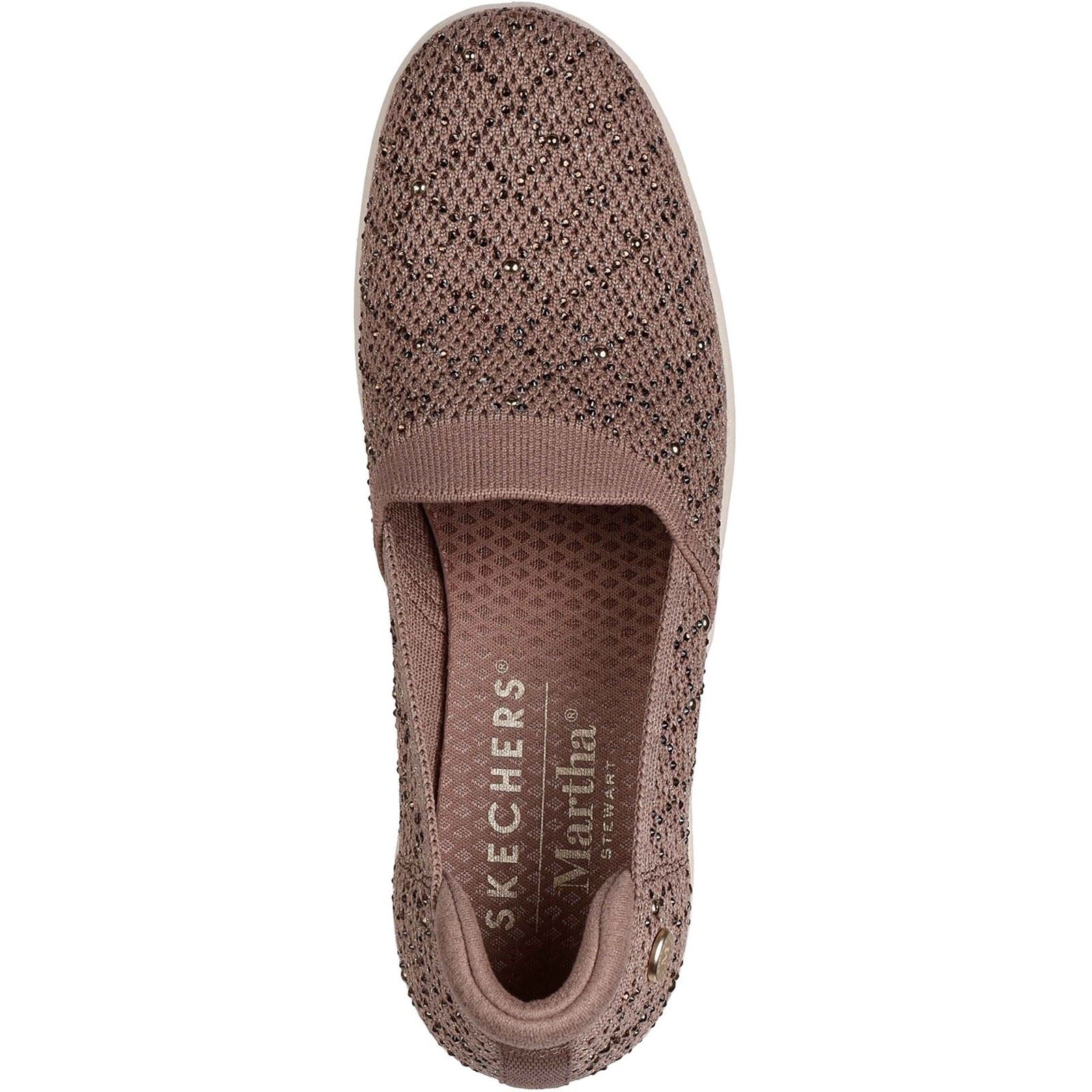Skechers Pier-Lite My Reflection Polyester Damen Mocha Sneakers