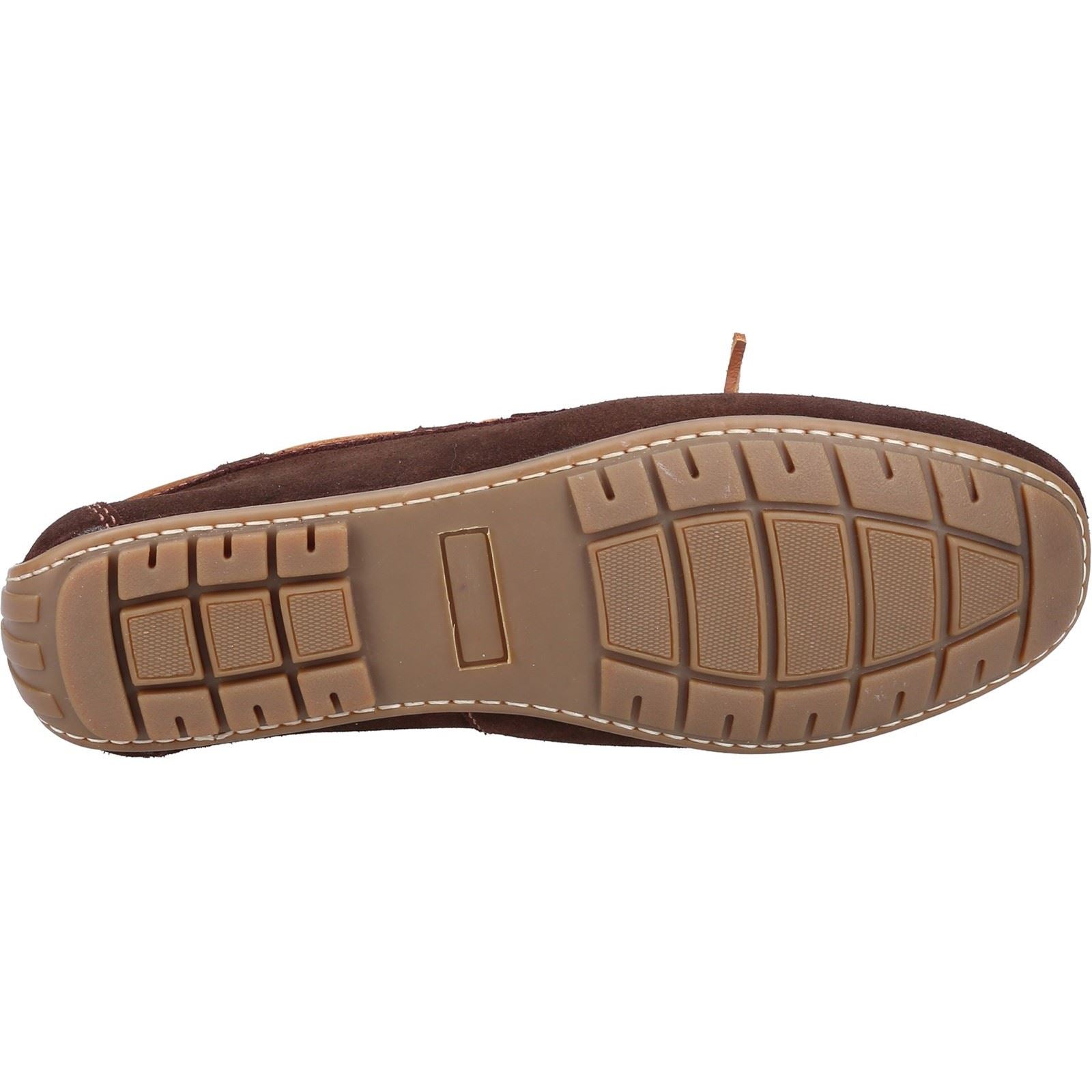 Hush Puppies Reuben Wildleder Herren Braune Bootsschuhe