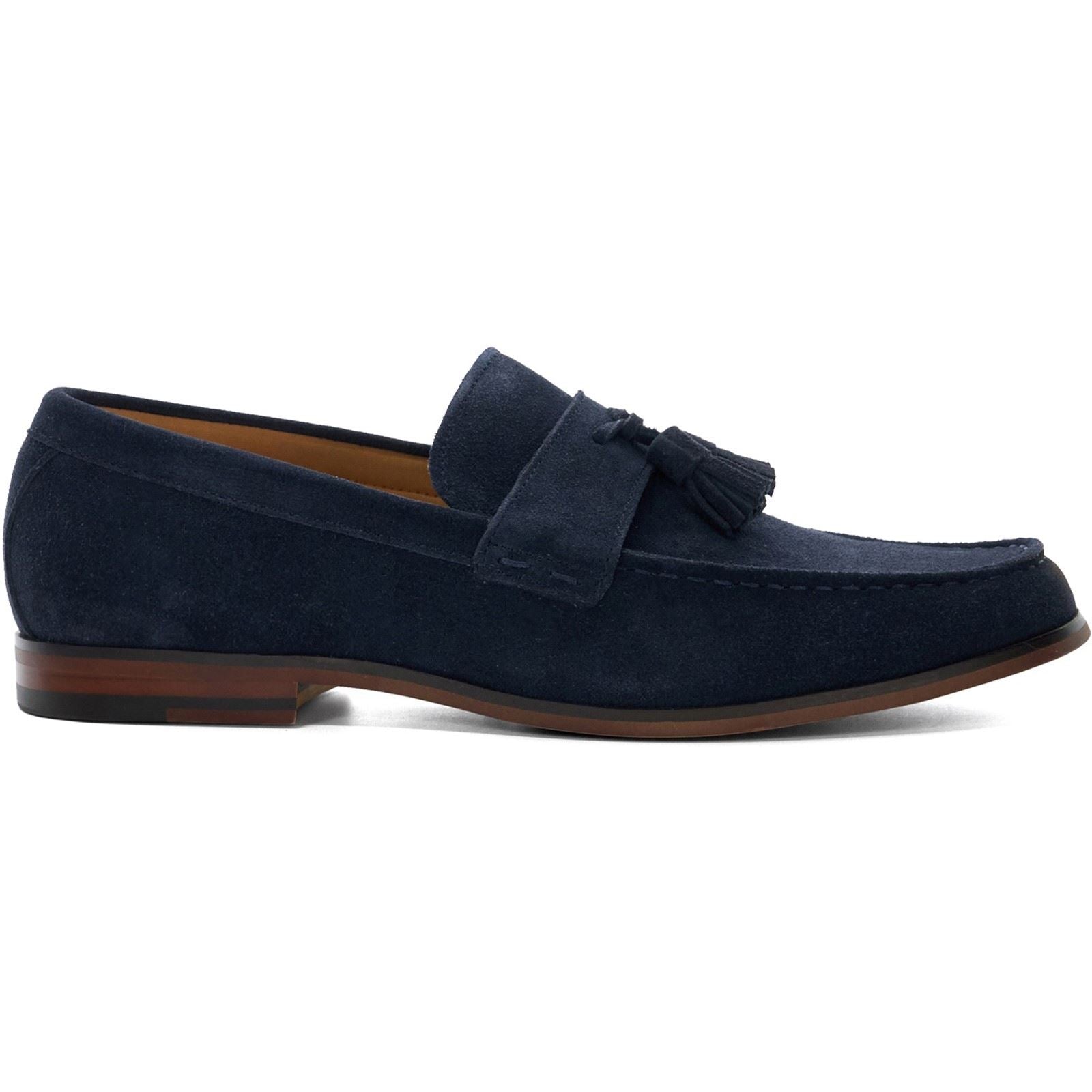 Dune Blaikes Nappaleder Herren Navy Slipper