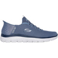 Skechers Slip-ins: Summits High Range Herren Sneaker Aus Schiefergrauem Polyester