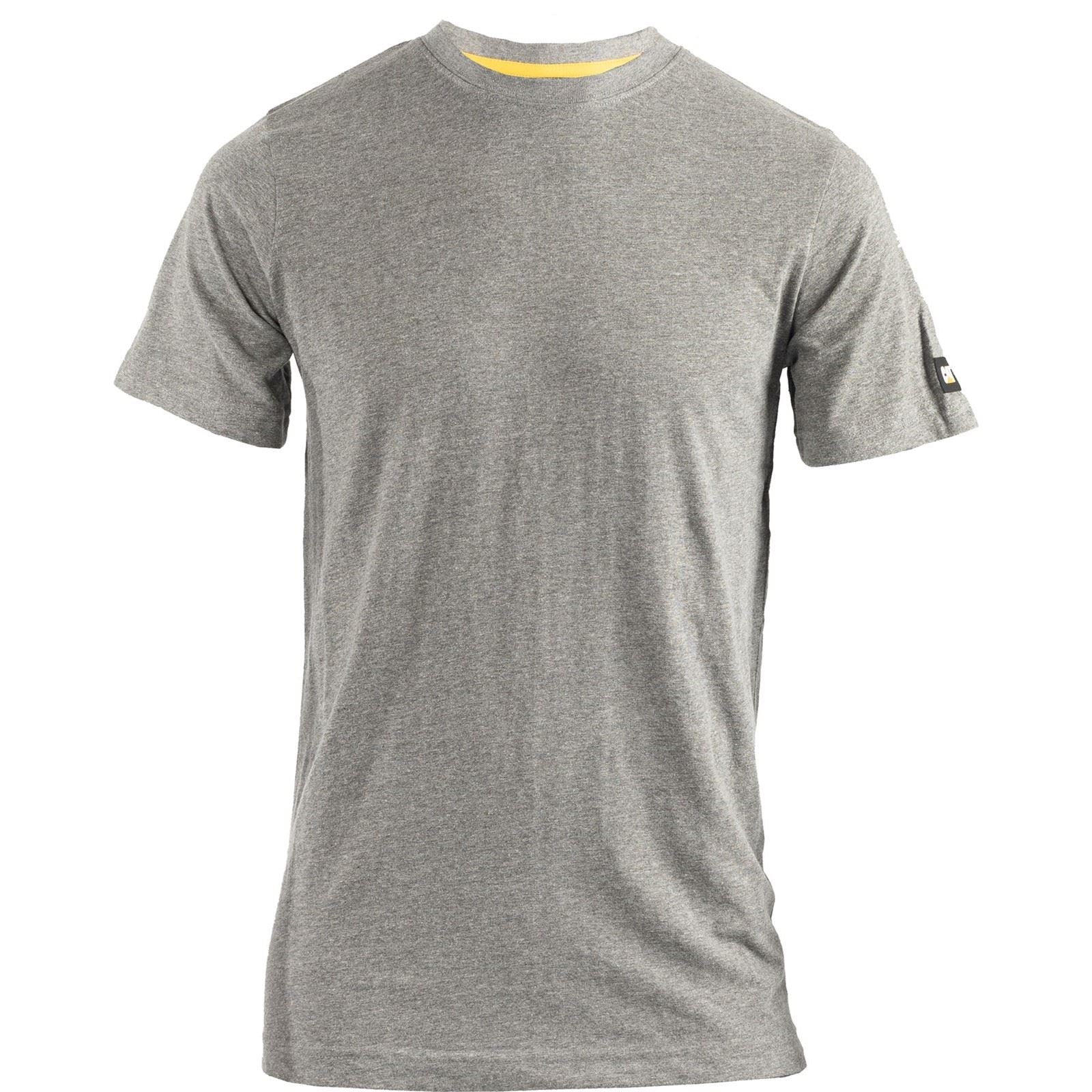 Caterpillar Essentials Short Sleeve Baumwoll Kurzarm T-Shirts Für Herren In Grau