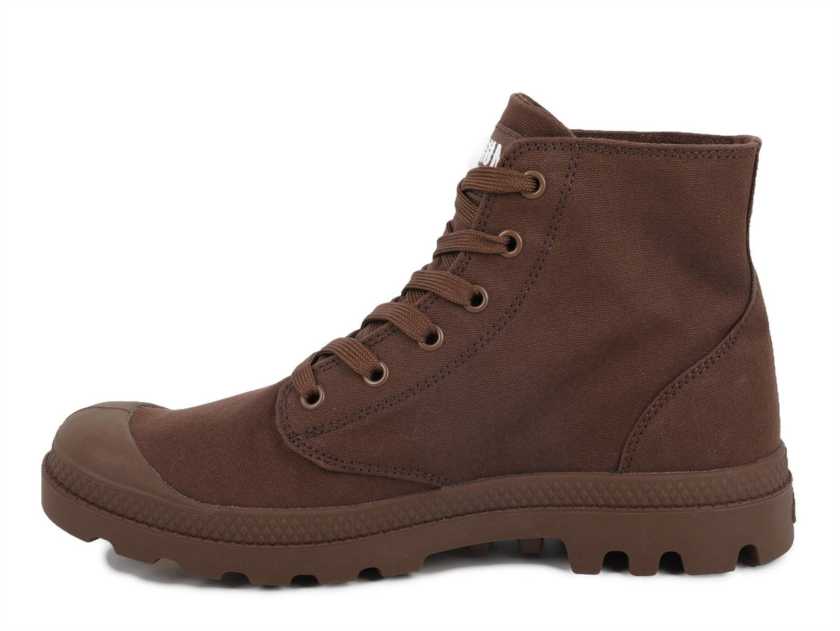 Palladium Mono Chrome Baumwoll Herrenbraune Stiefel