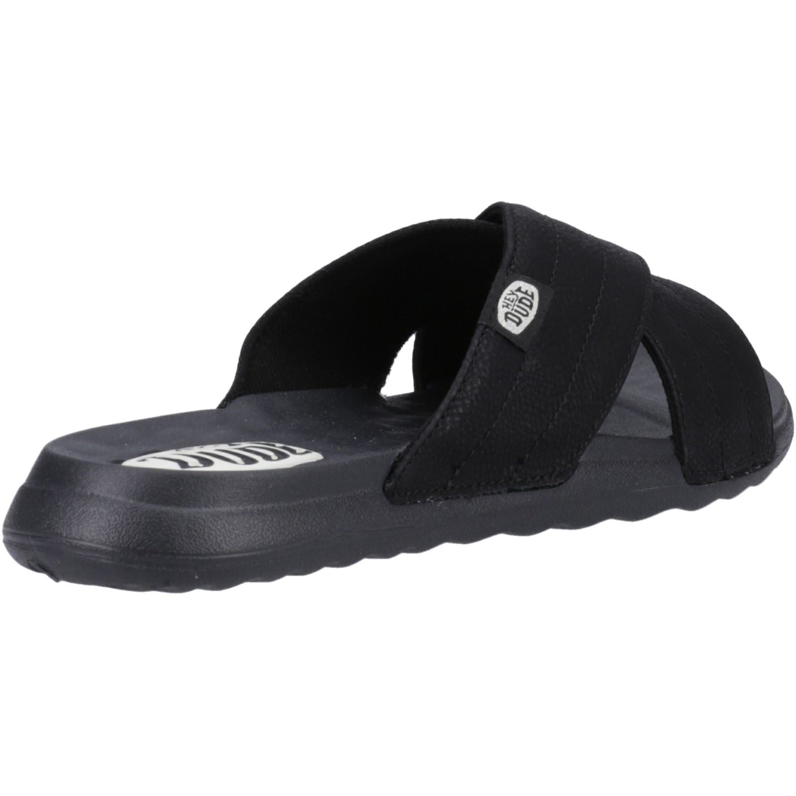 HEYDUDE Christi Slide Distressed Damen Schwarze Farbe Sandalen