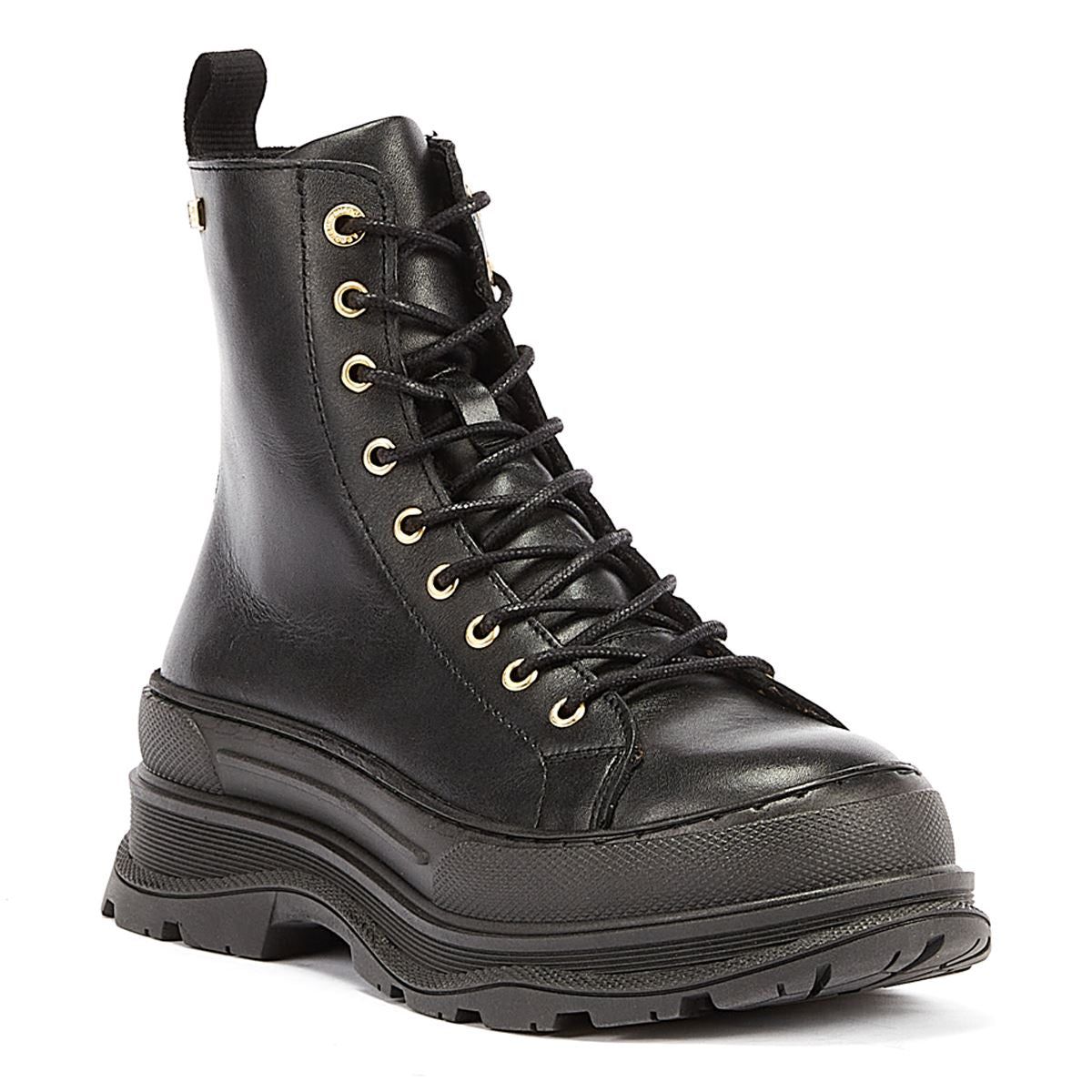 Barbour International Napier Damen Schwarze Stiefel