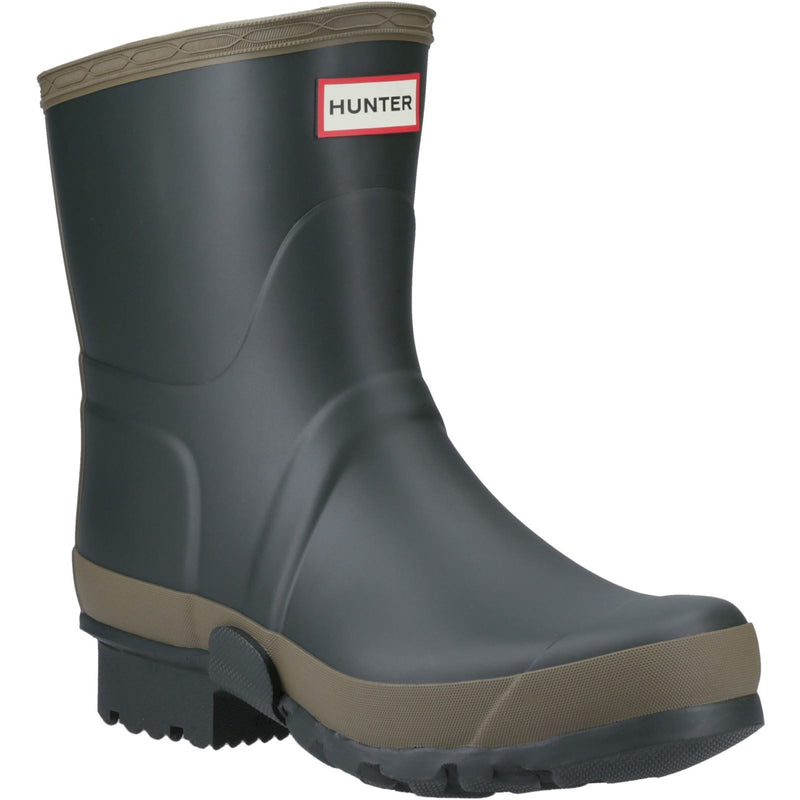 Hunter Gardener Short Gummistiefel Für Herren In Dunkeloliv/Tonfarbe