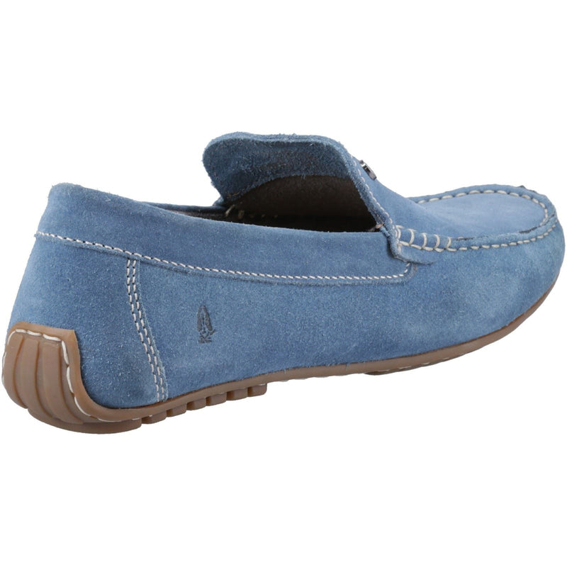 Hush Puppies Ralph Suede Herren Lederslipper In Blau