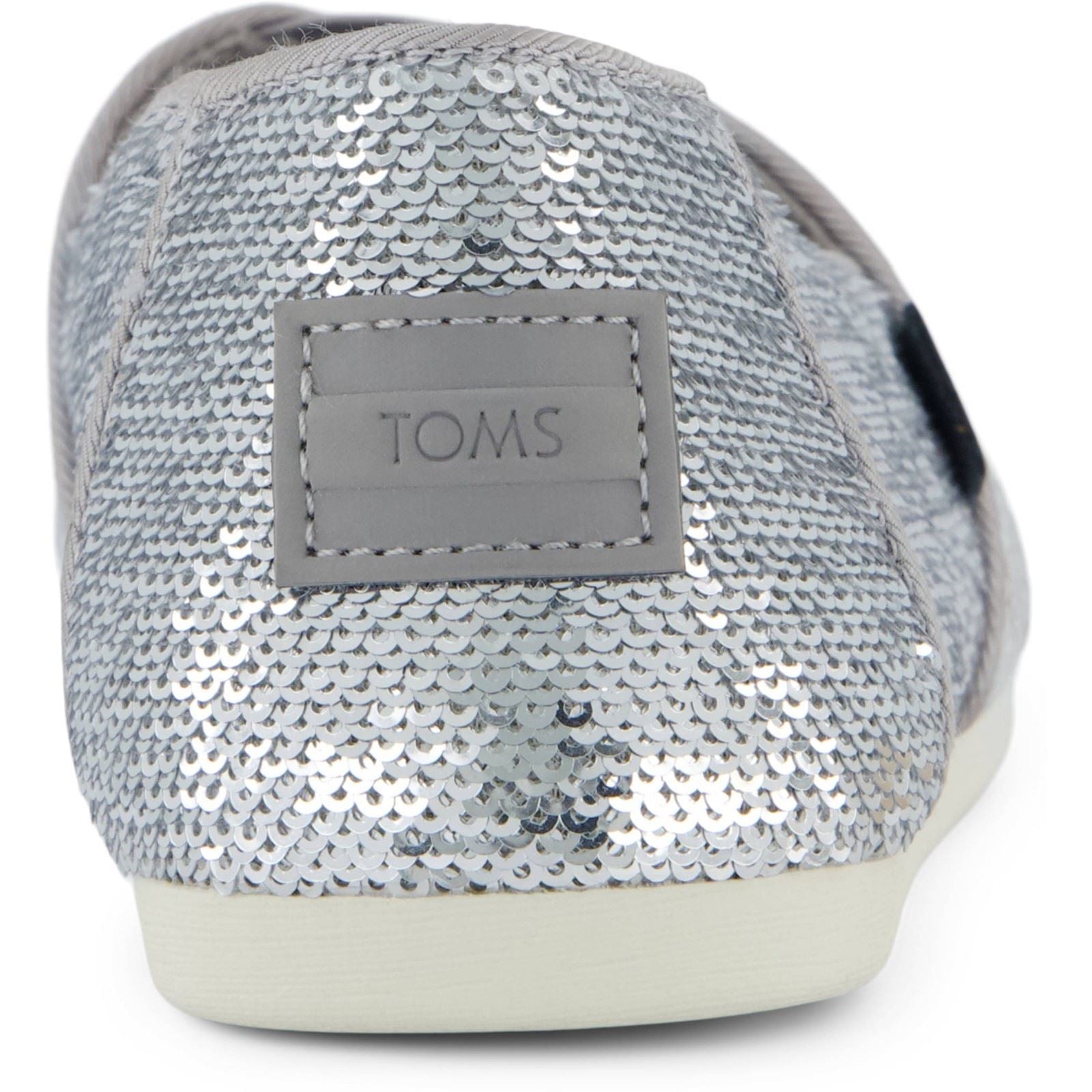 TOMS Alpargata Sequins Textil Damen Silber Espadrilles