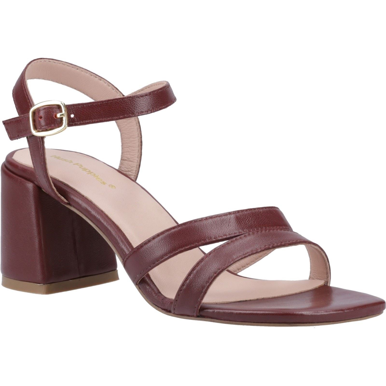 Hush Puppies Nalani Leder Damen Bordeaux Sandalen