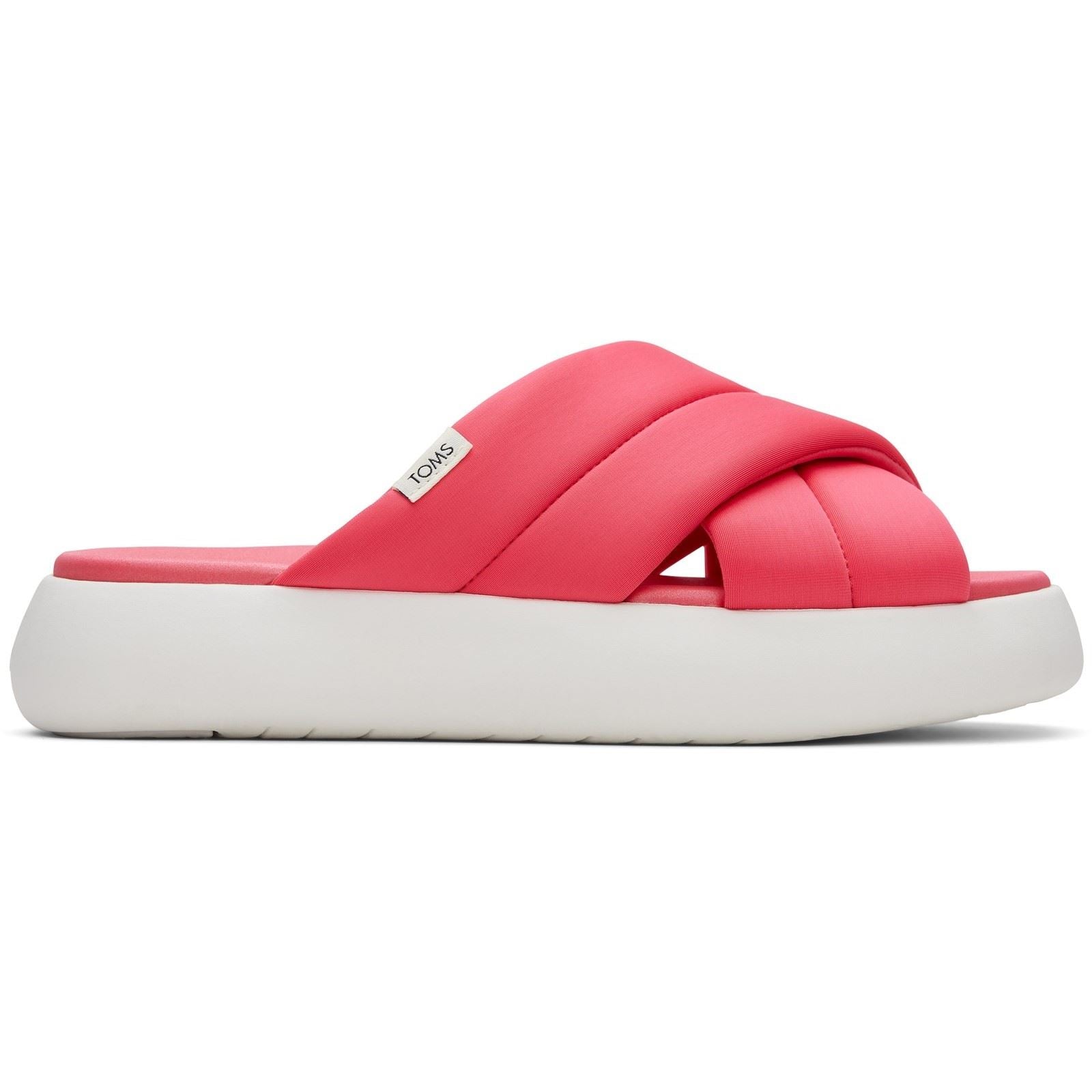 TOMS Alpargata Mallow Crossover Polyester Mischung Damen Pink Slides