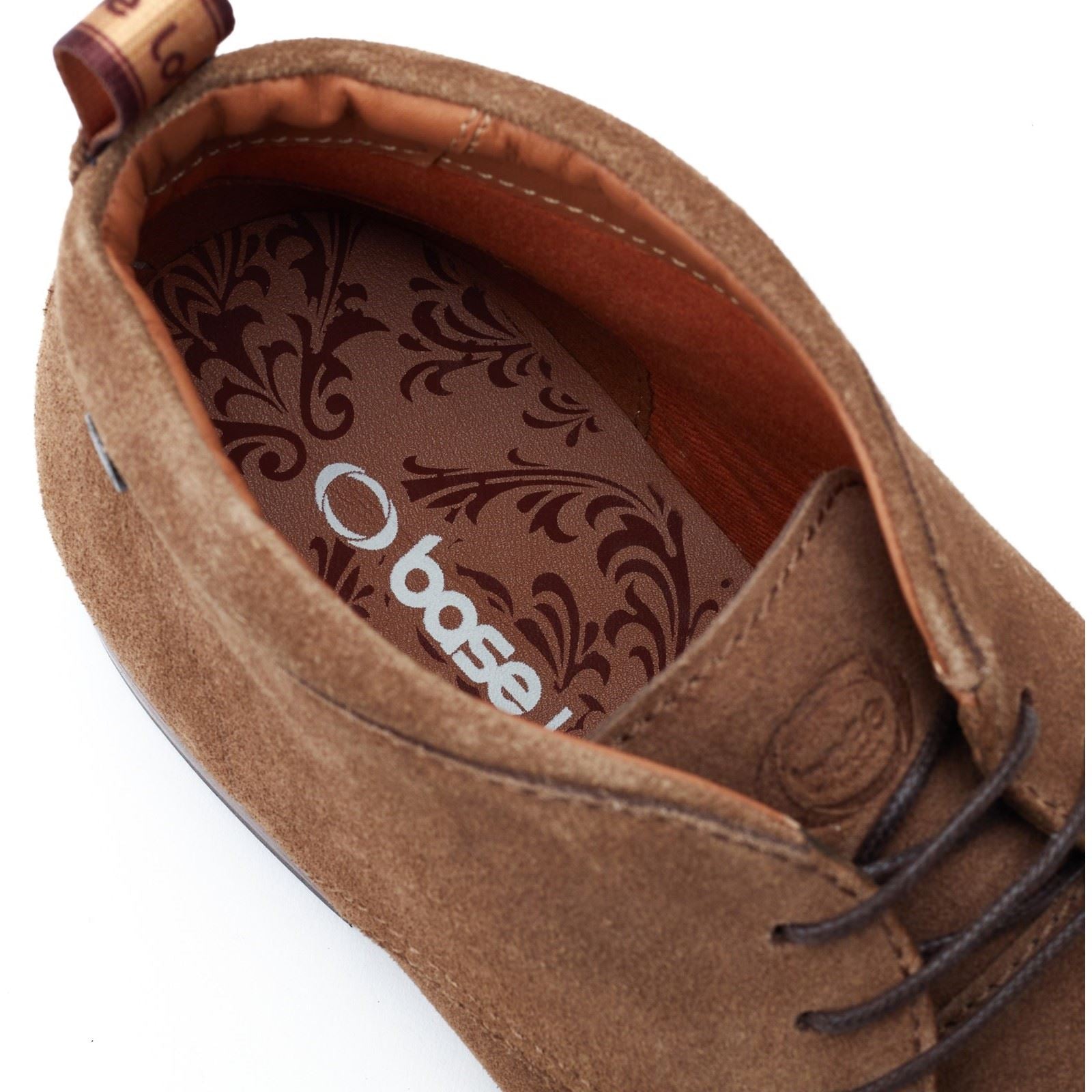 Base London Nolan Leder Herren Ginger Stiefel