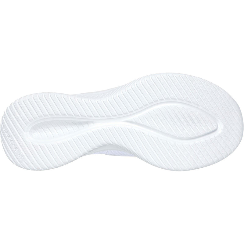 Skechers Ultra Flex 3.0 Brilliant Path Textiler Damen Sneaker In Weiß