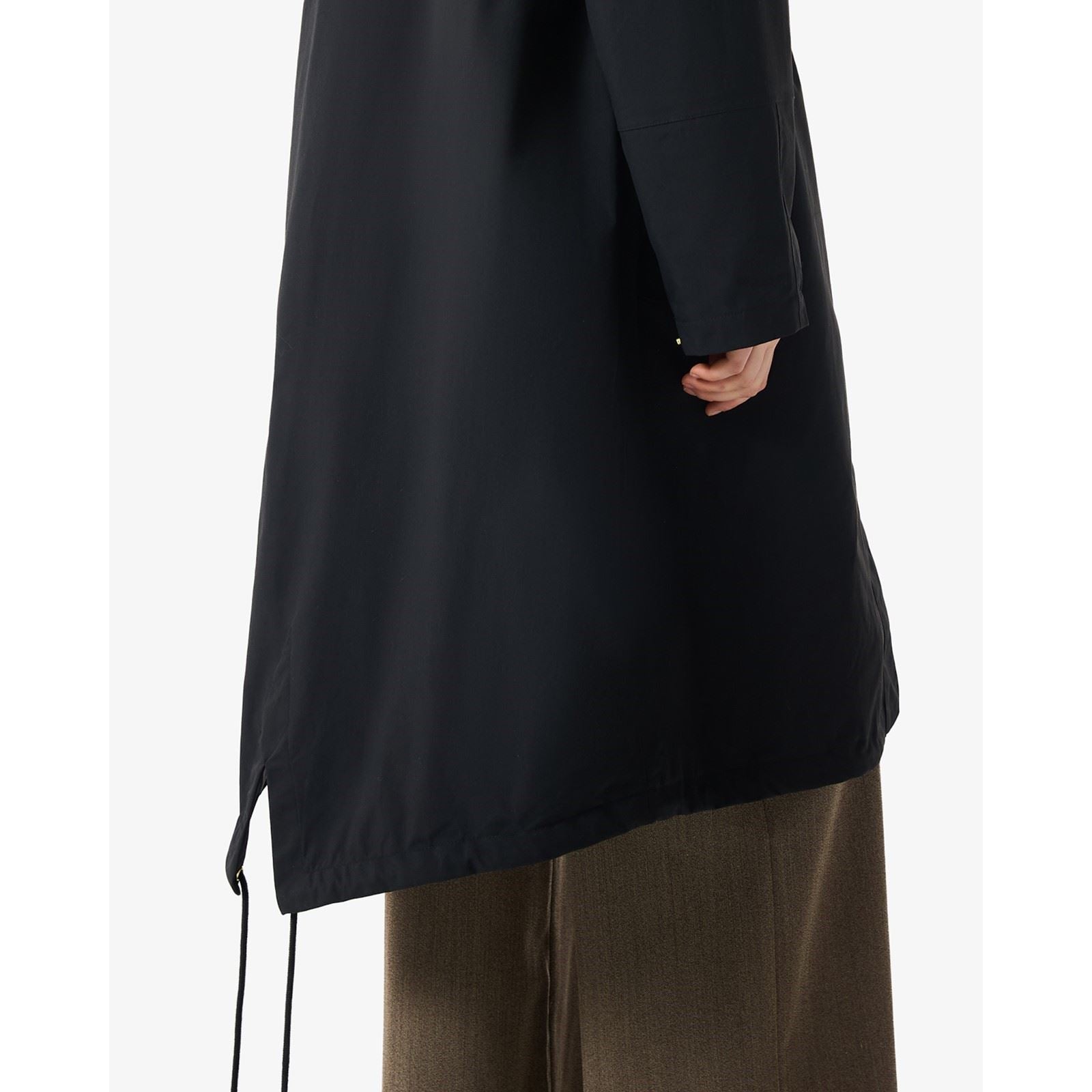 Hunter Original Parka Damen Schwarze Regenparkas