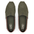 TOMS Alpargata Classic Herren Espadrilles Aus Dunklem Salbei In Baumwollmischung