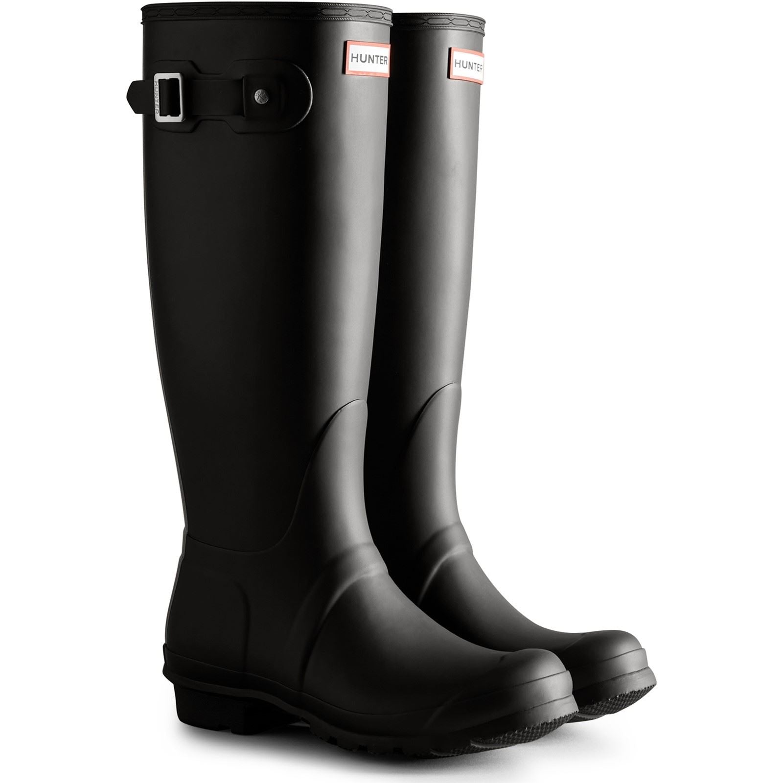 Hunter Womens Original Tall Gummistiefel Für Damen In Schwarz
