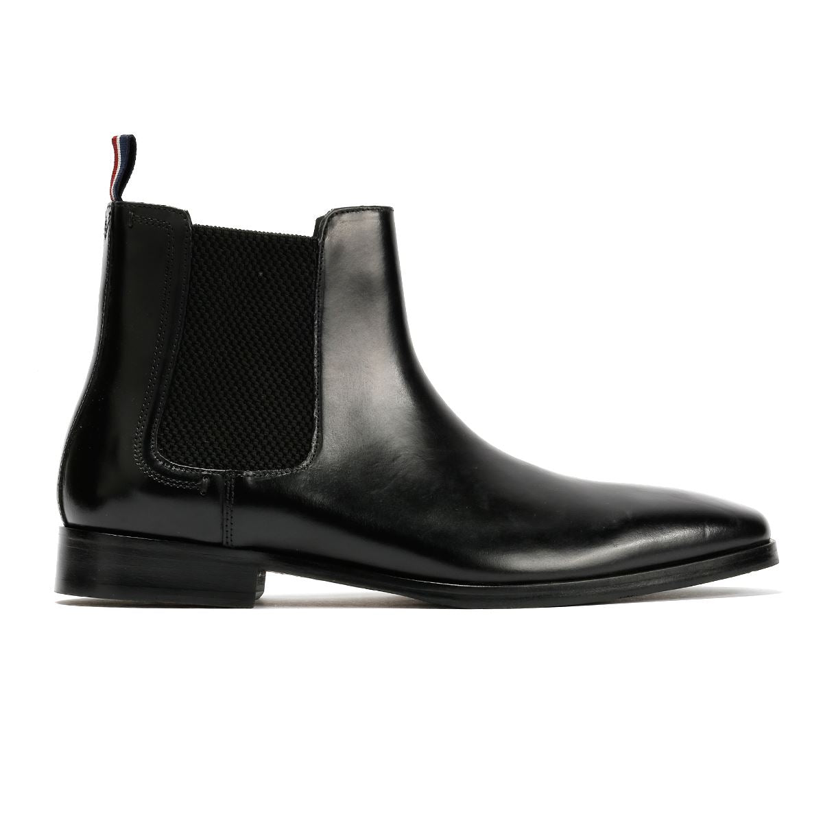 Ben Sherman Kendrick Leder Herren Schwarze Stiefel