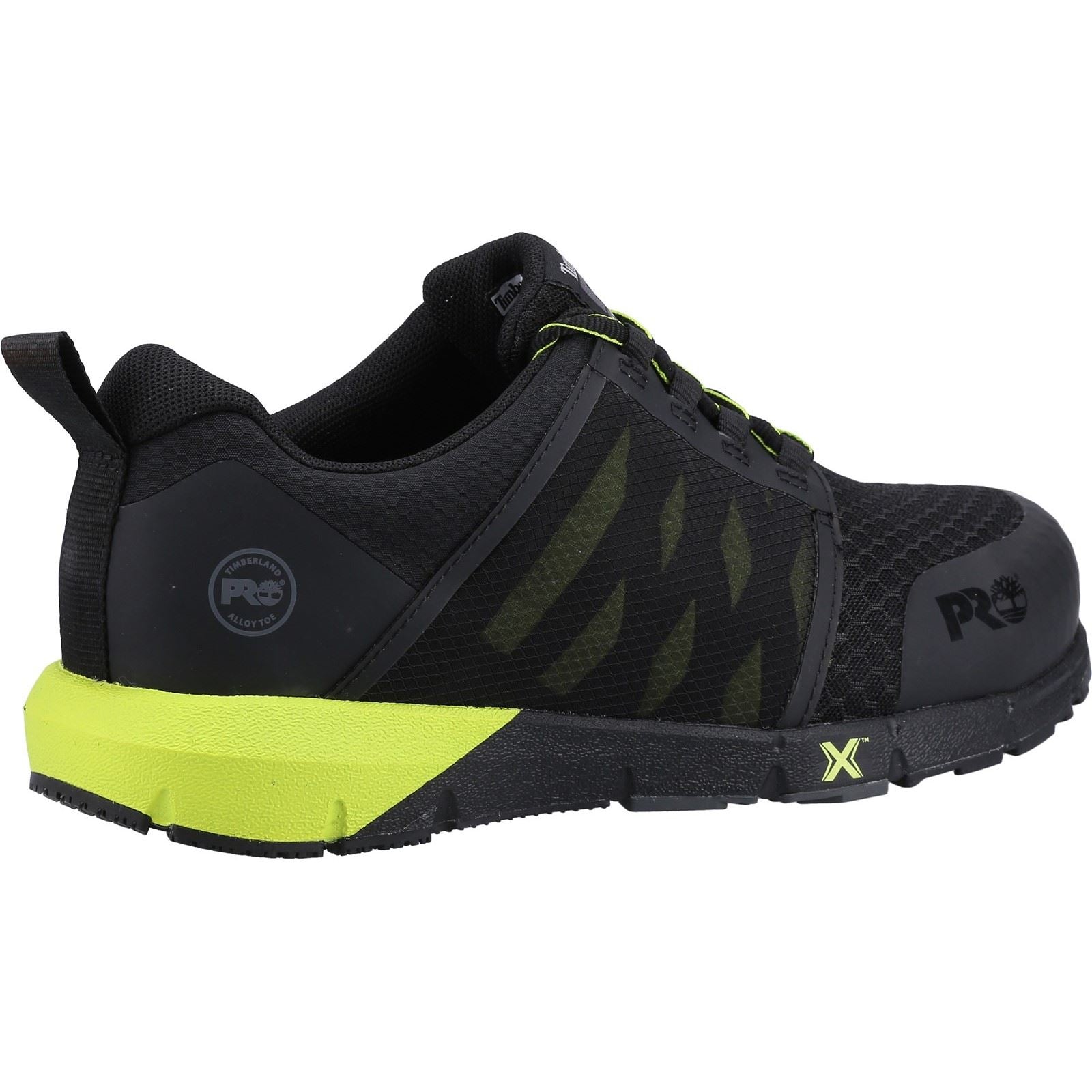 Timberland Pro Radius Textile Schwarz/Hi Viz Gelb Sicherheitssneaker