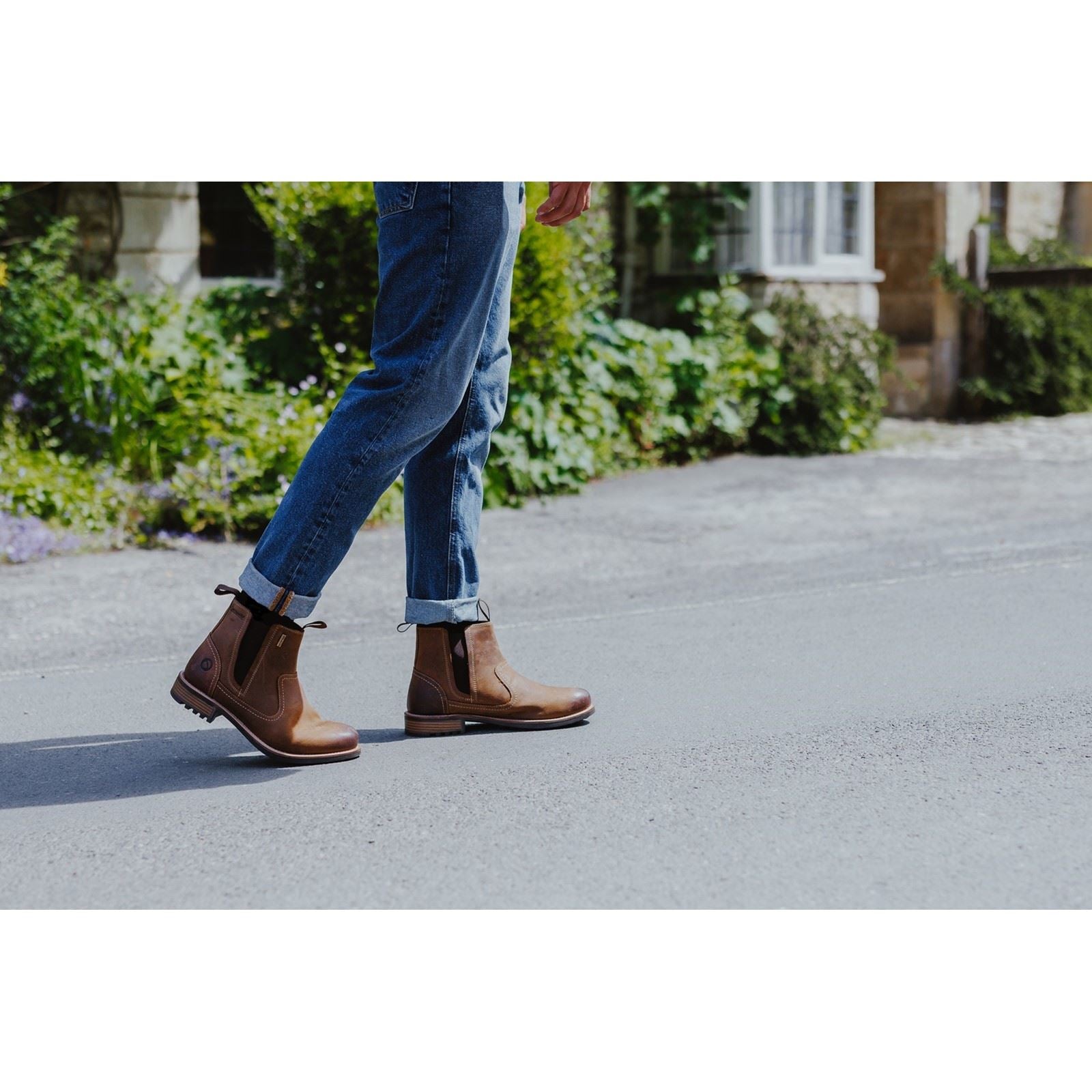 Cotswold Worcester Herren Leder Stiefeletten In Hellem Braun