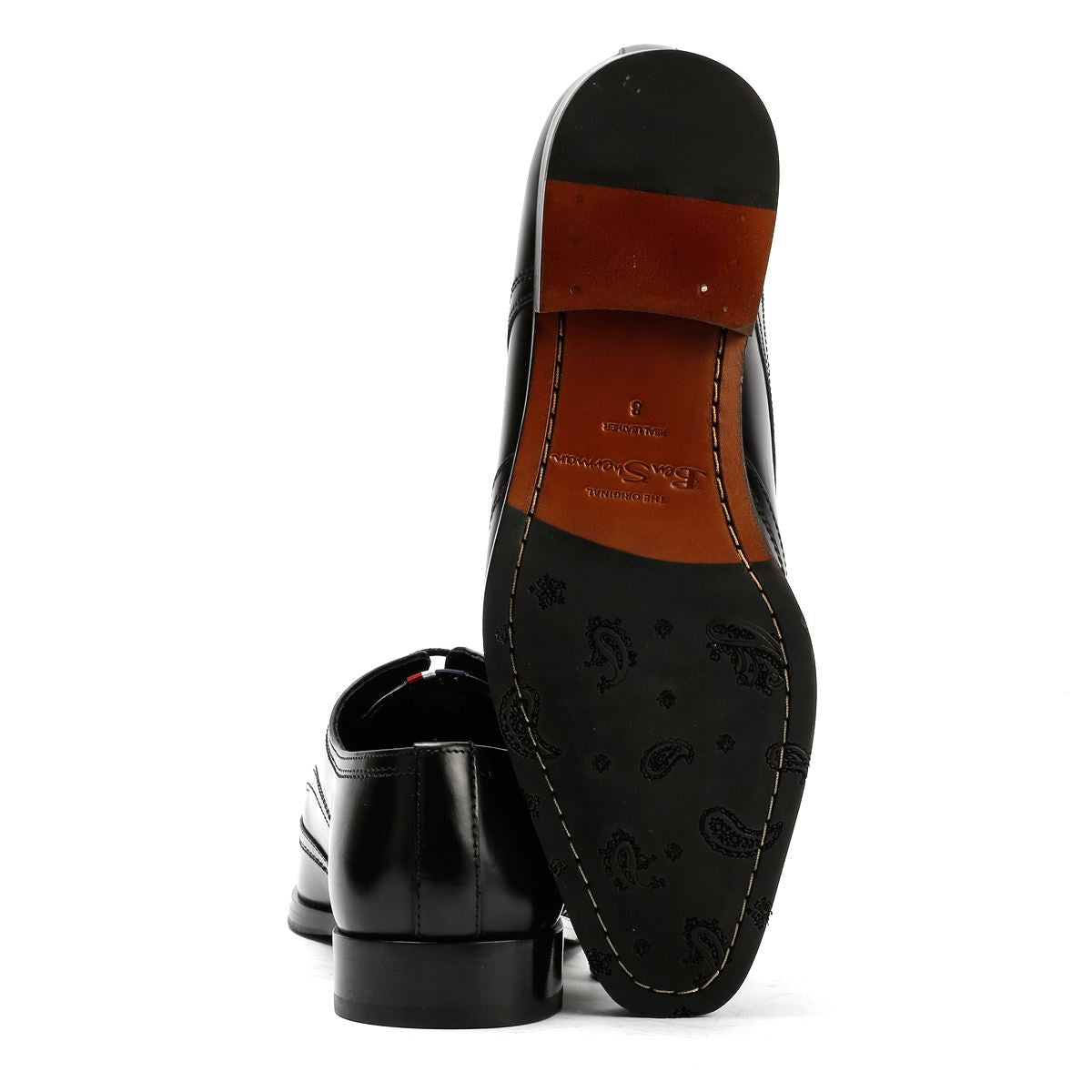 Ben Sherman Kingston Derby Leder Herren Schwarz Schnürschuhe