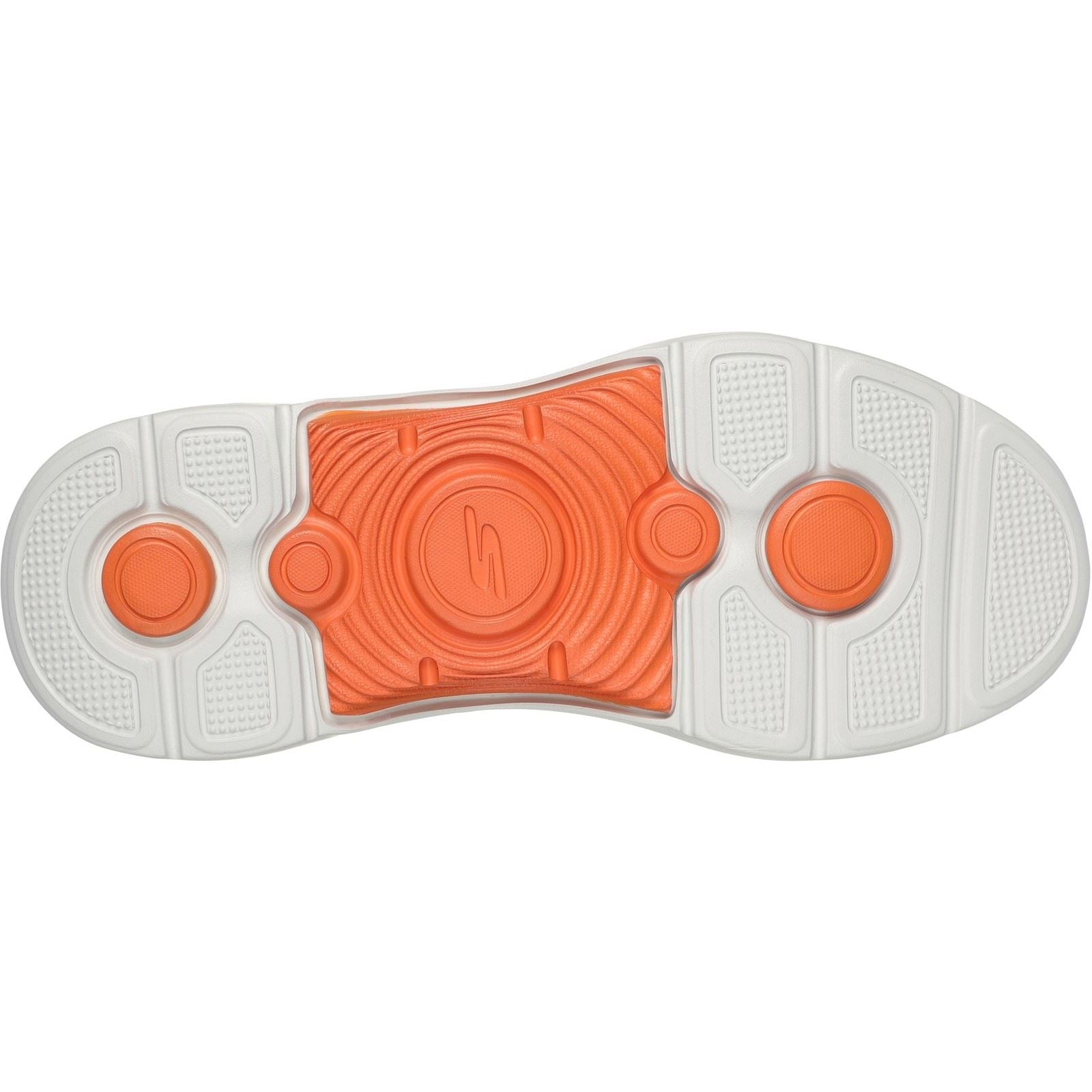 Skechers Go Walk Arch Fit 2.0 Idyllic Herren-Sneaker In Anthrazit/Orange