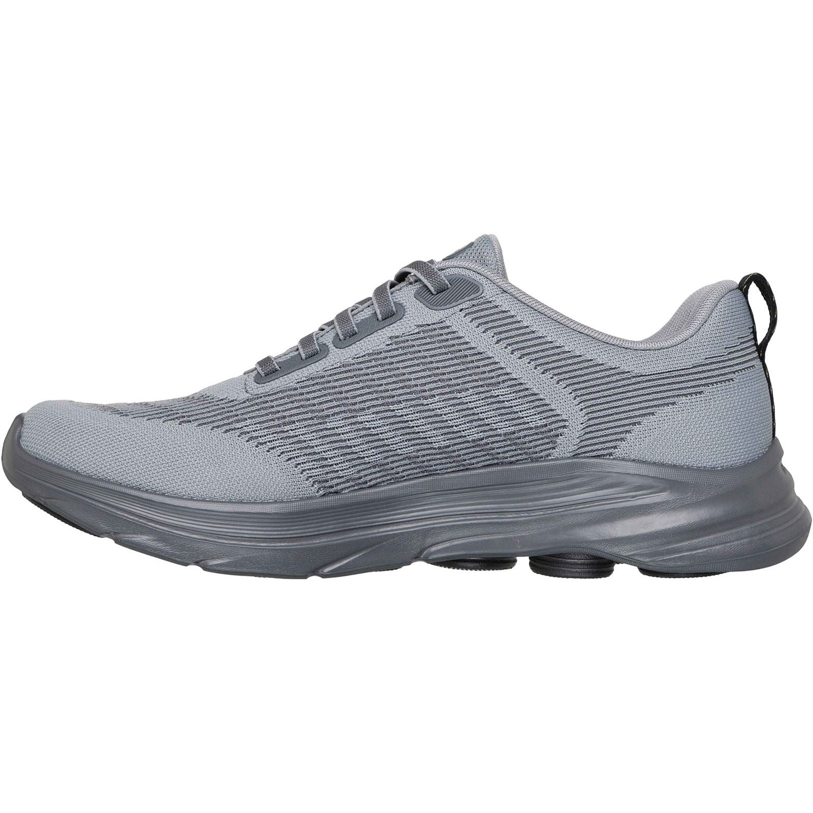 Skechers GO Walk 8 Day Textil Herren Sneakers In Grau/Gelb
