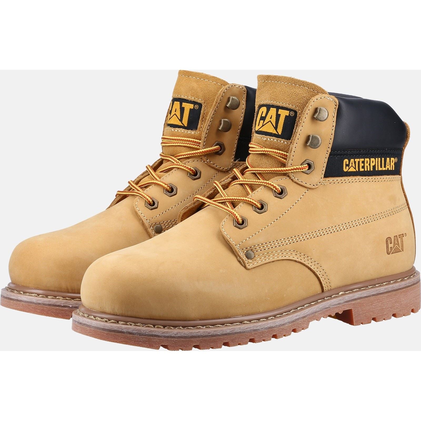 Caterpillar Powerplant S3 Nubuck Honey Sicherheitsstiefel