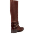 Geox D Felicity Damenstiefel Aus Braunem Leder