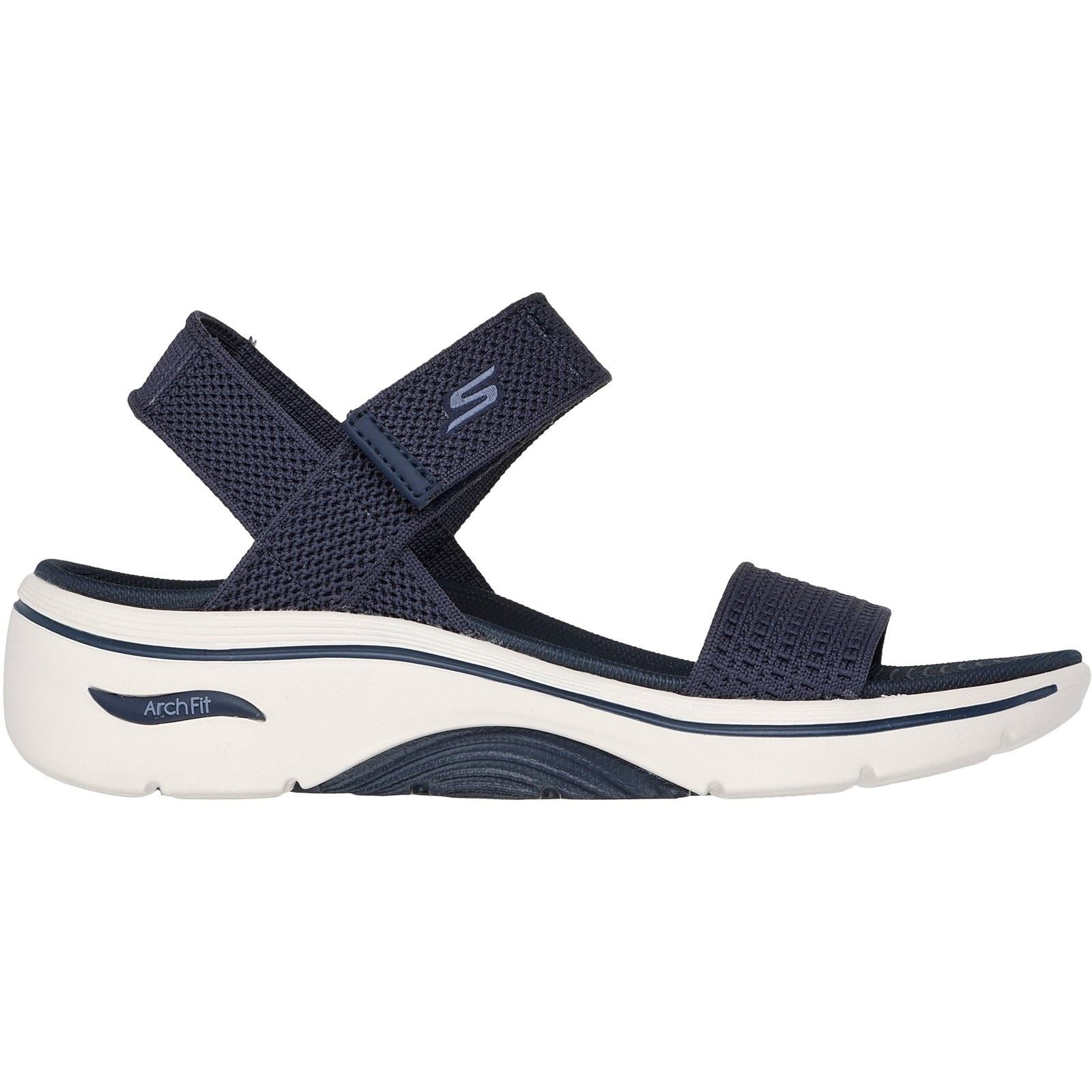 Skechers Go Walk Arch Fit 2.0 Damen Textil Sandalen In Marineblau