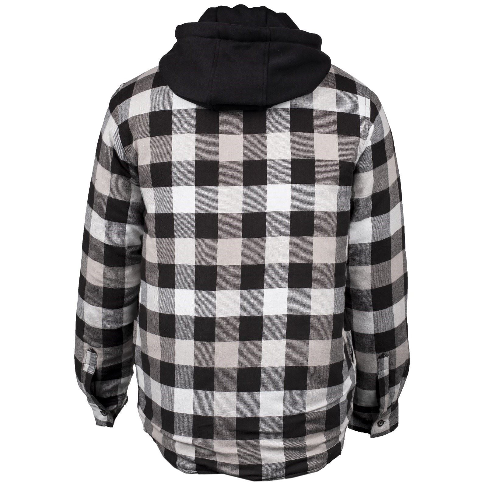 Hard Yakka Quilted Flannel Shacket Herren Graues Hemdjacke