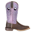 Durango Lady Rebel Pro Leder Damen Stiefel In Dunkelbraun/Amethyst
