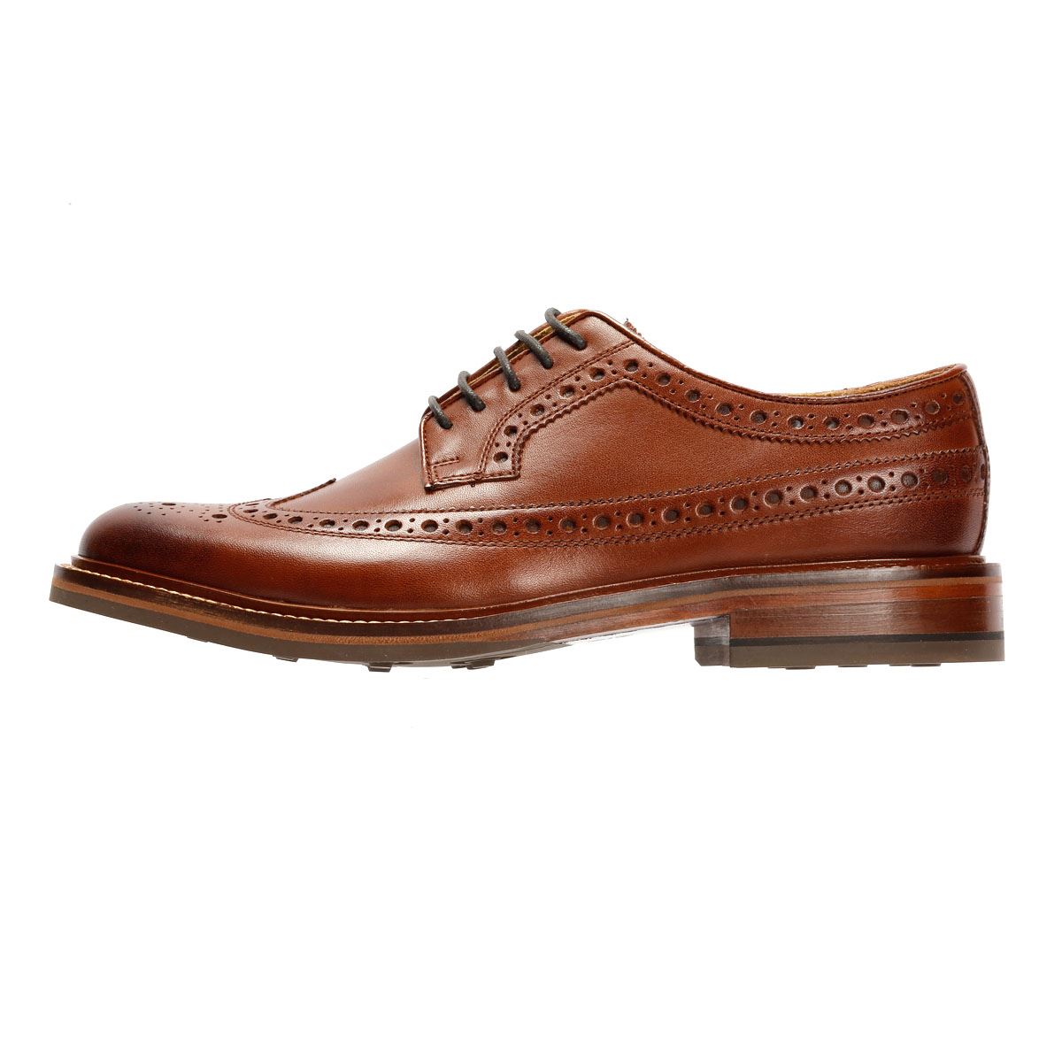 Chapman & Moore Longwing Brogue Country Herren Leder Braune Schnürschuhe