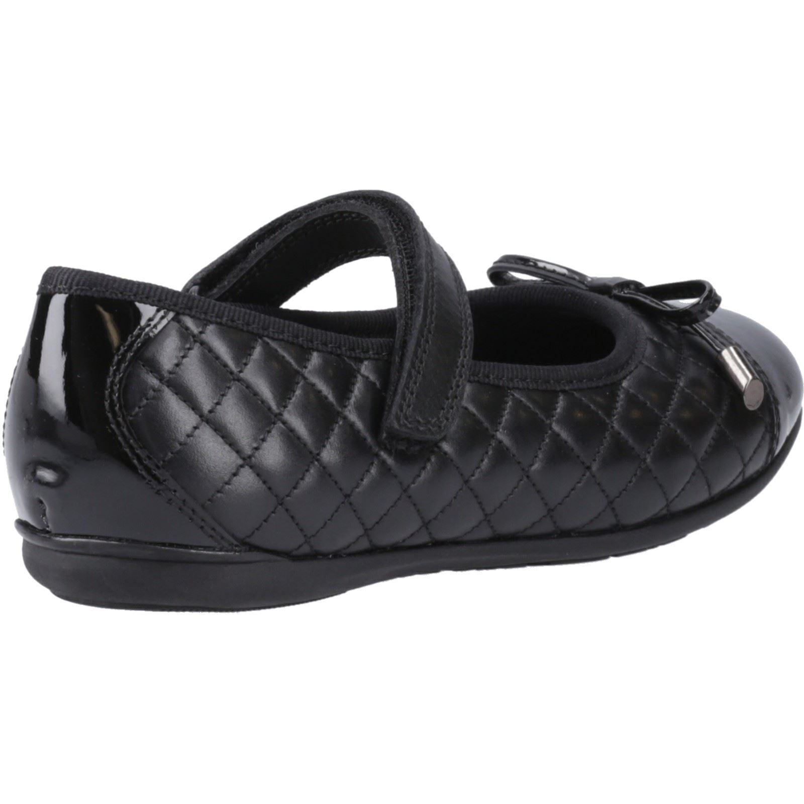Hush Puppies Lottie Mädchenschwarze Ballettschuhe Aus Leder