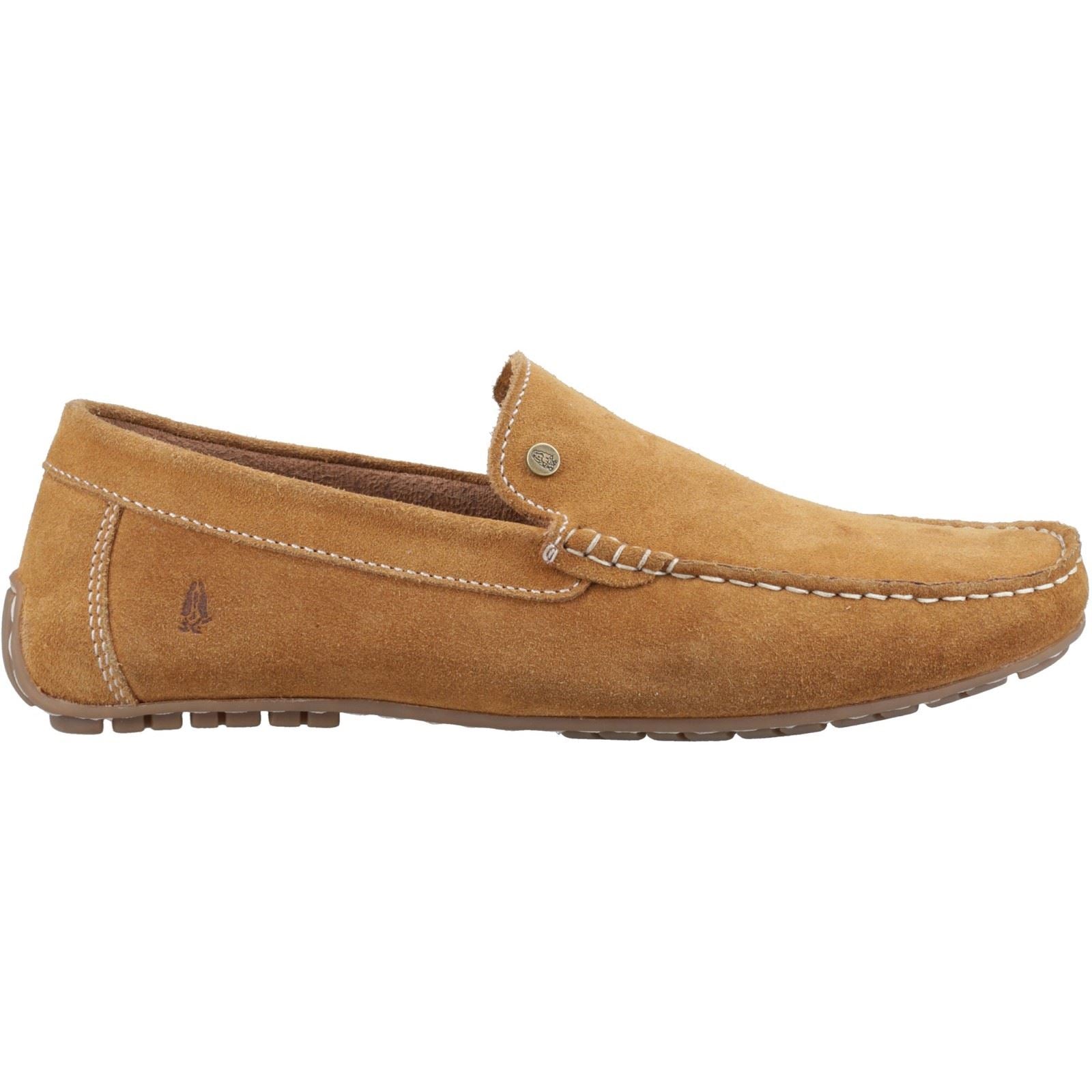 Hush Puppies Ralph Suede Herren Mokassins Aus Braunem Leder
