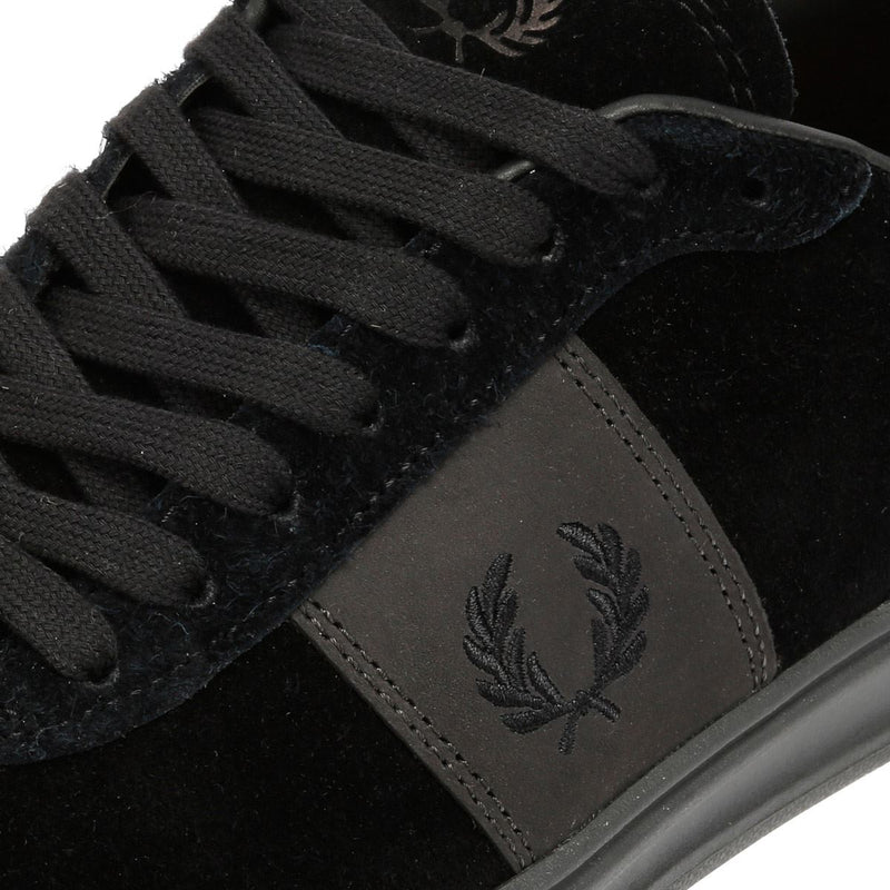 Fred Perry Suede Herren Sneaker Aus Schwarzem Wildleder