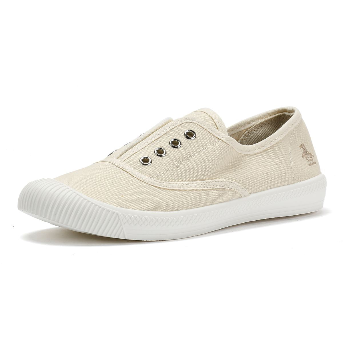 Penguin Anita Canvas Damen Weiße Schuhe