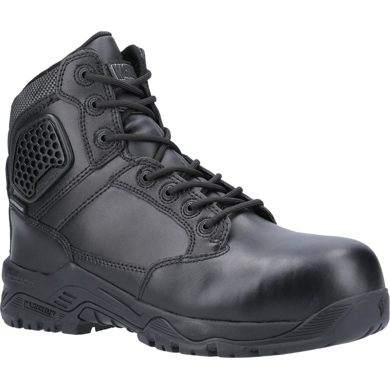 Magnum Strike Force 6.0 Leder Schwarze Sicherheitsstiefel