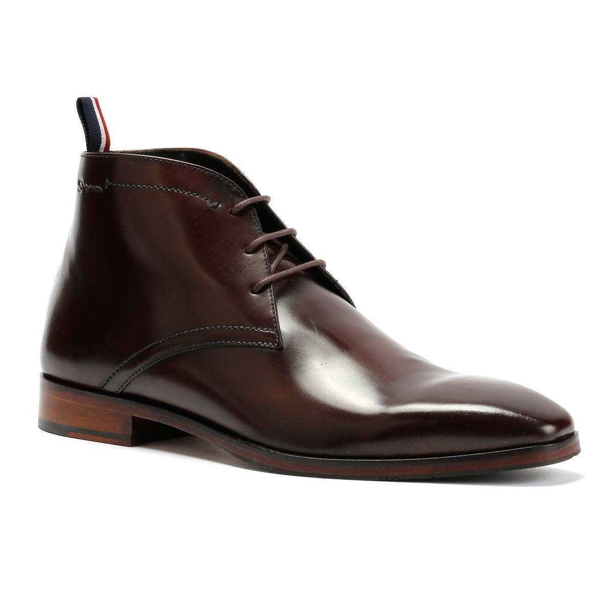 Ben Sherman London Leder Herren Braune Stiefel