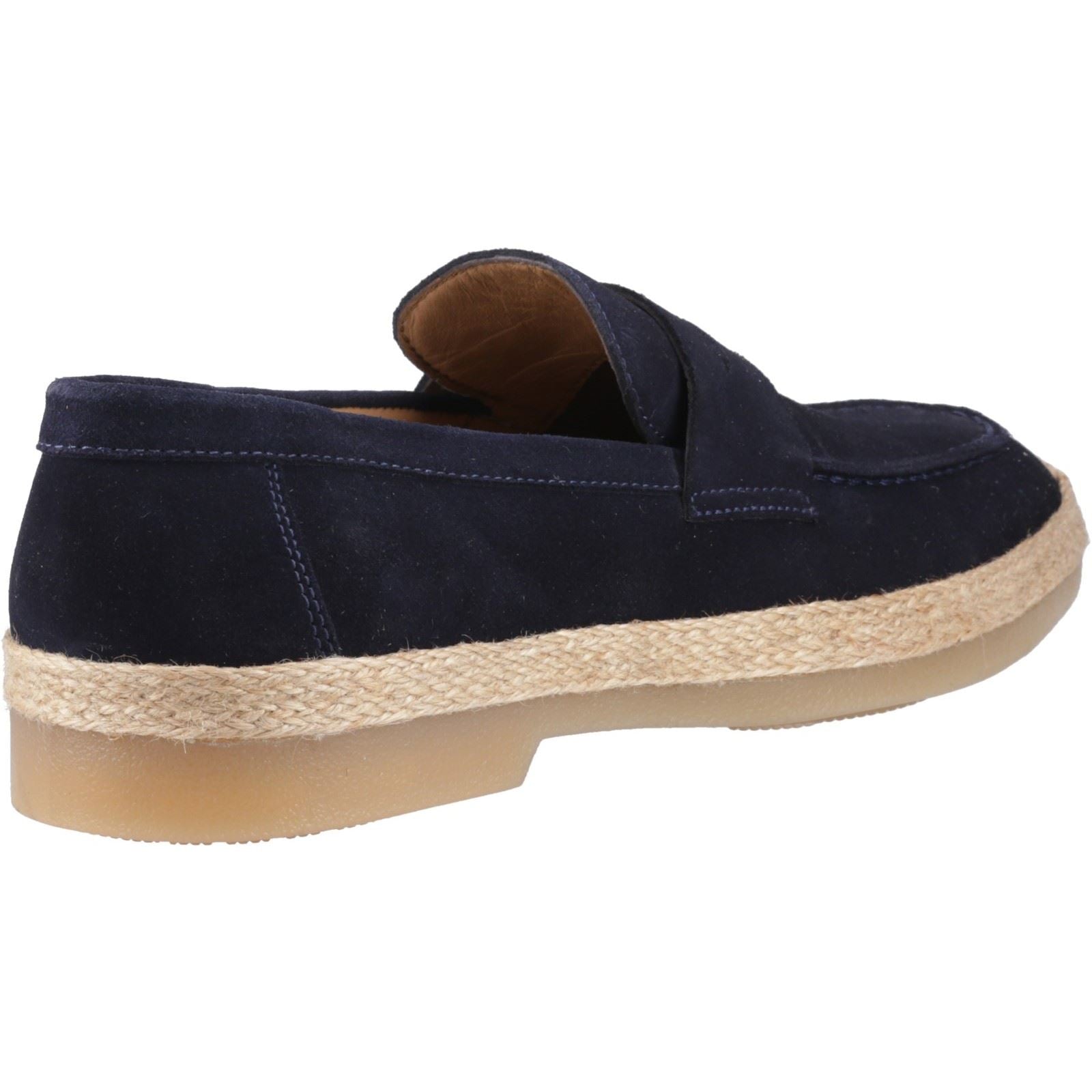 Hush Puppies Laurence Herren Wildleder Mokassins In Marineblau