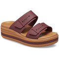 Crocs Brookly Buckle Low Damen Sandalen Aus Thermoplastischem Material In Dunkel Ton