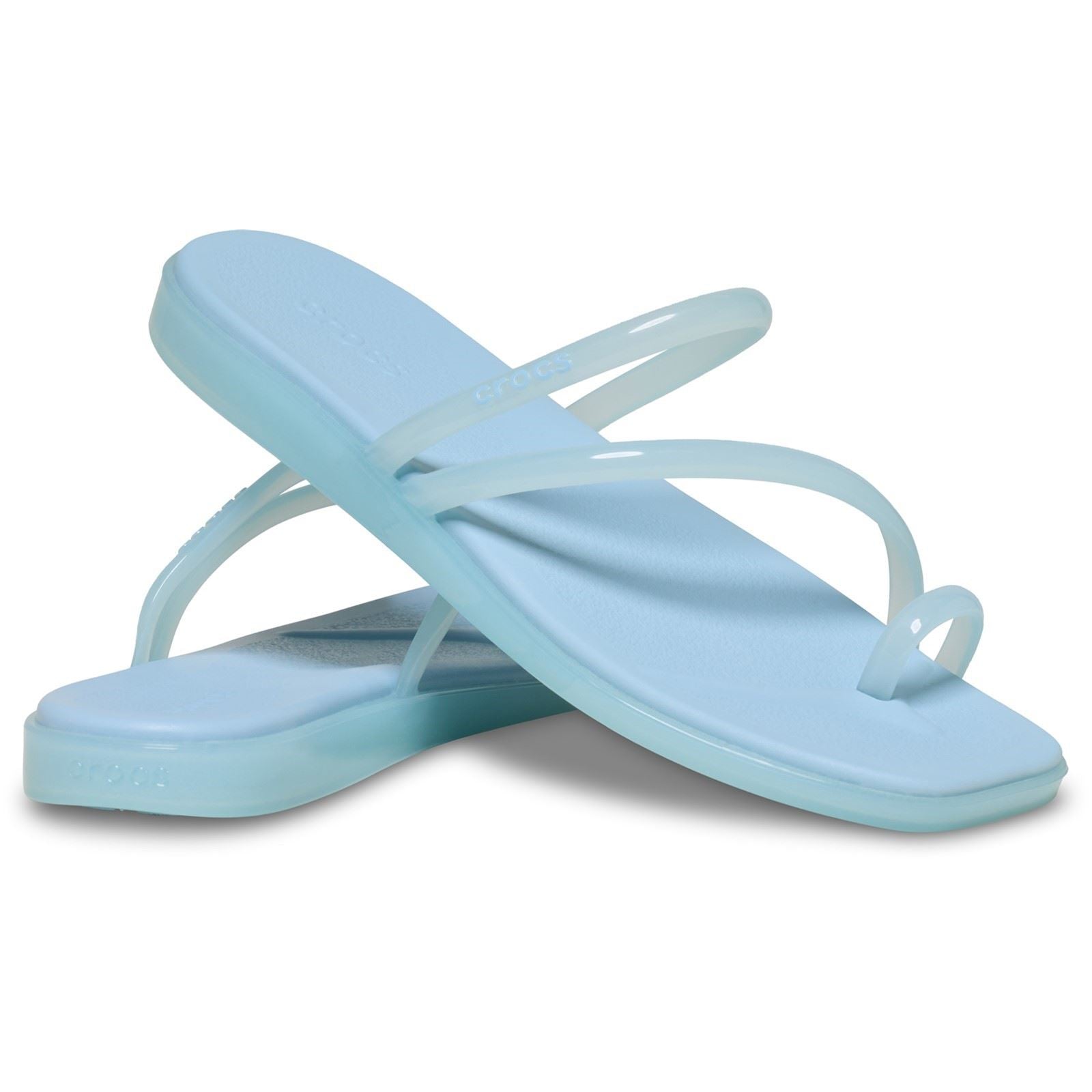 Crocs Miami Jely Toe Loop Eva Damen Sandalen Himmelblau