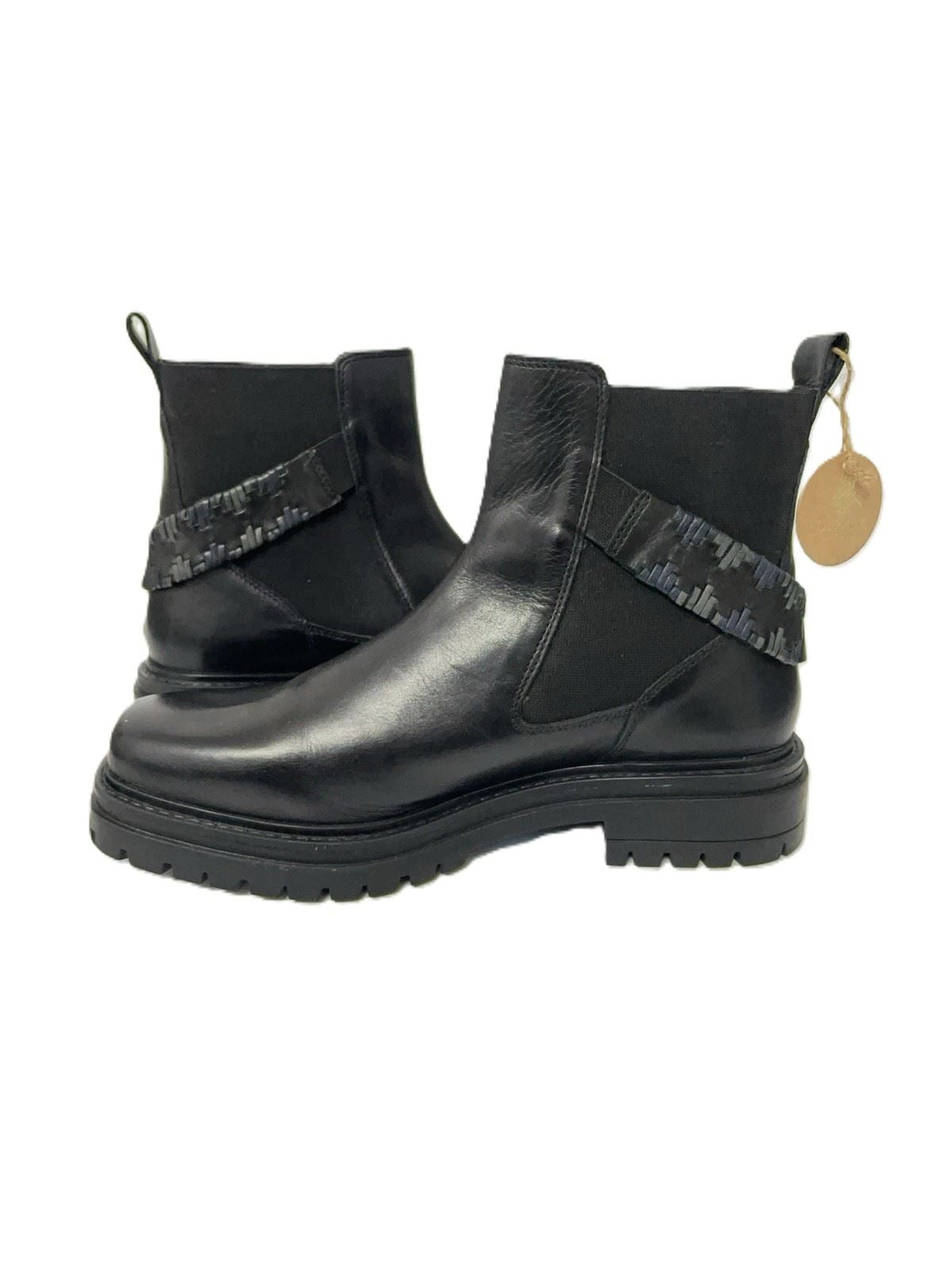 Osprey London The Guildford Chelsea Leder Damen Schwarze Stiefel