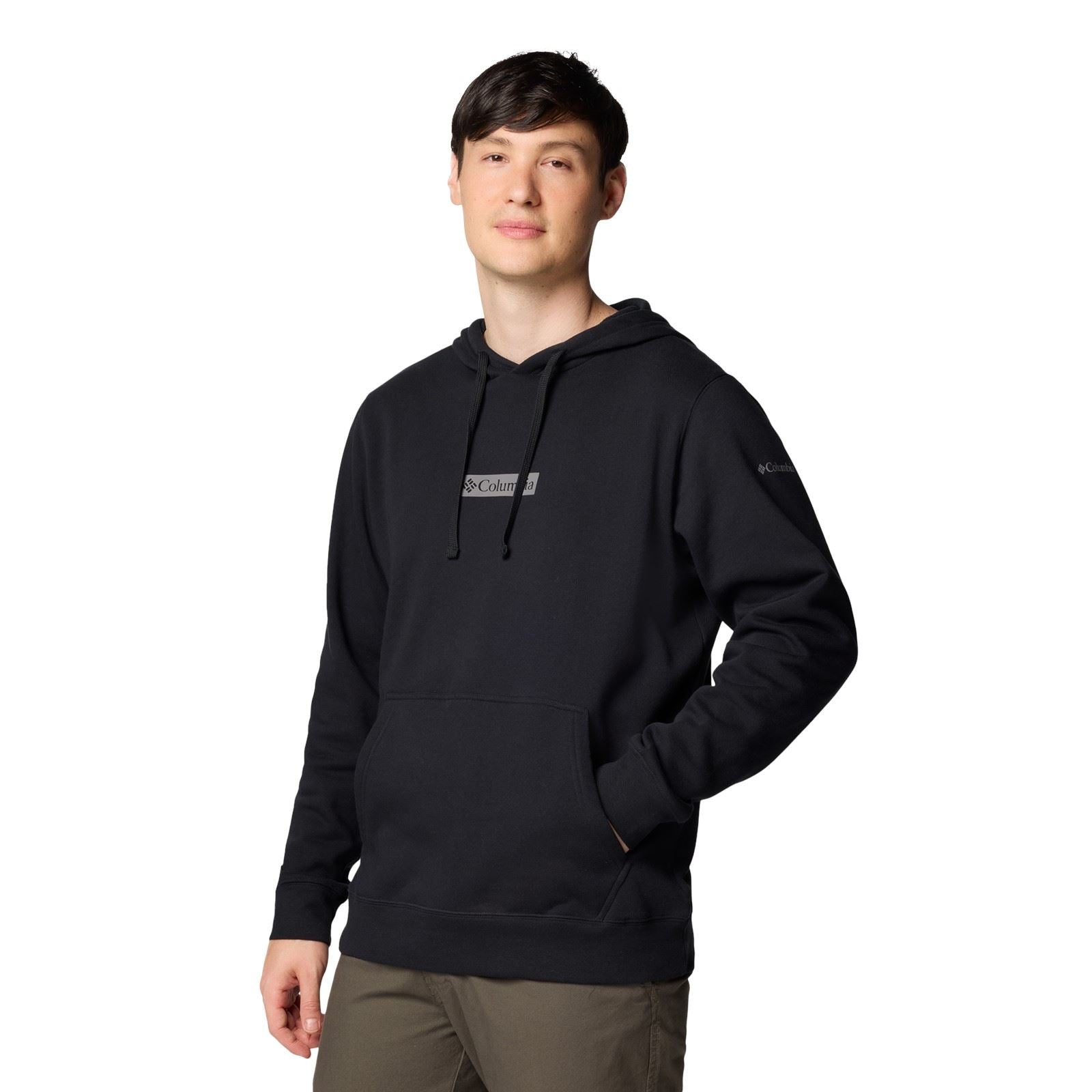 Columbia Columbia Trek Trek Baumwolle Herren Schwarzes Kapuzensweatshirt
