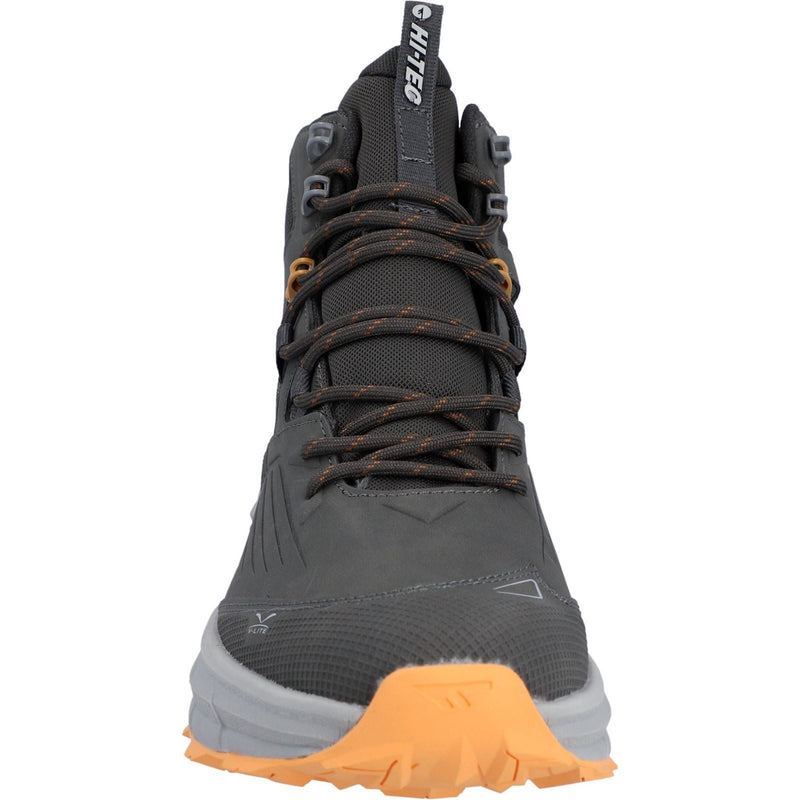 Hi-Tec Fuse Trek Mid Herren Wanderstiefel Aus Polyester In Schokoladenbraun/ Timberwolf